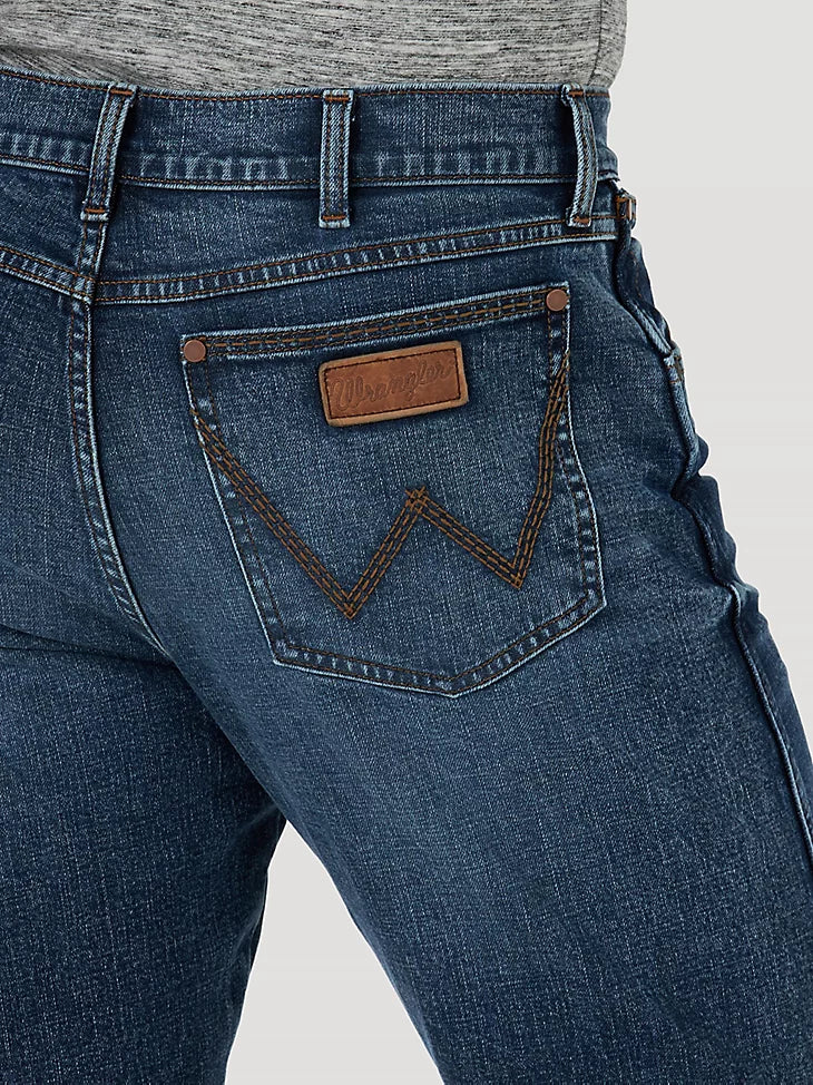 slump Transistor løn Wrangler Men's Relaxed Fit Boot Cut jeans – Leanin' Pole Arena