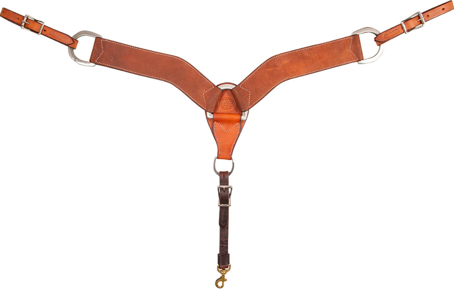 Martin Breastcollar Chestnut Roughout - 2.75"