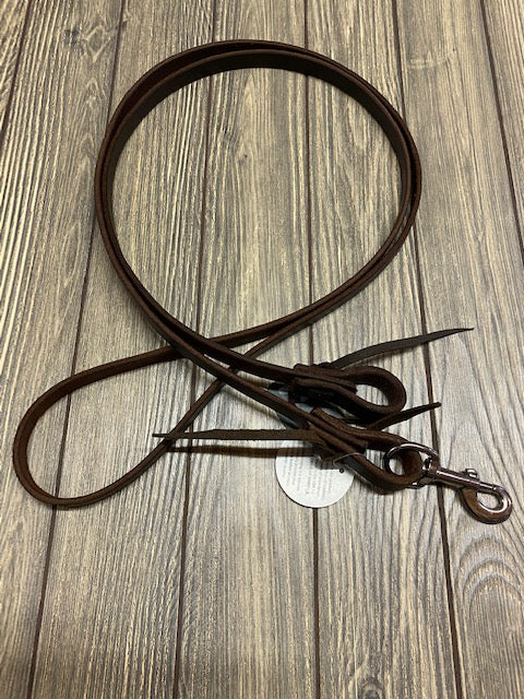 Berlin 5/8" Leather Roping Reins - 7' Long