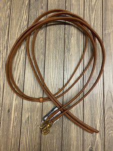 Berlin Leather Split Reins with Snap Ends