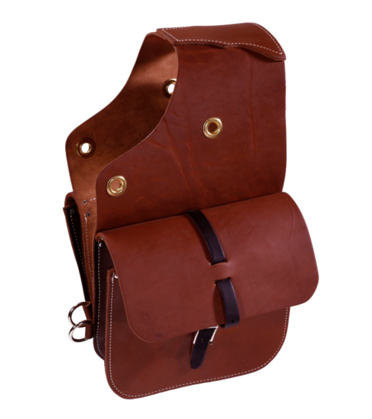 Richland Yellowstone Leather Saddle Bag - Large