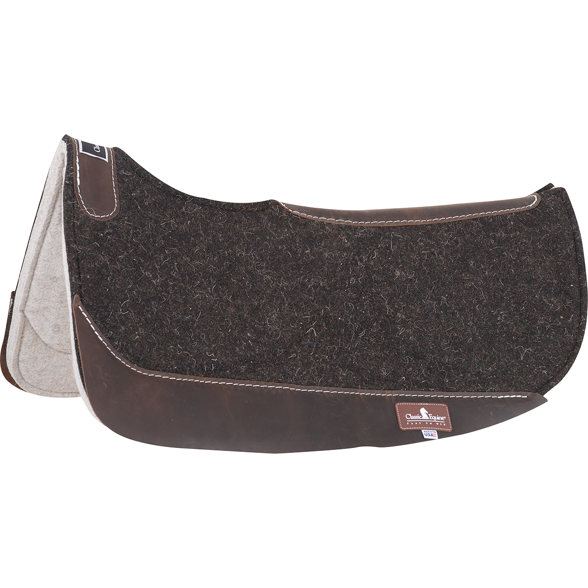 Classic Equine ESP Barrel Saddle Pad, 1" Thick