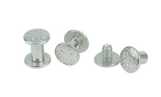 Weaver Chicago Screw Handy Pack - Floral Nickel Over Brass