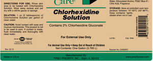 Priority 1 Chlorhexidine Solution