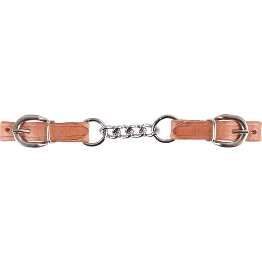 Martin Harness Leather Chain Curb Strap