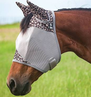 Crusader Patterned with Ears Fly Mask