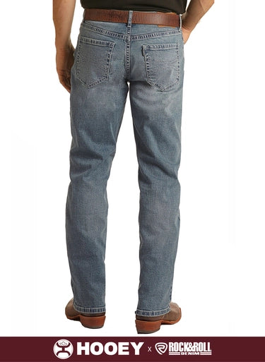 Rock & Roll Men's Hooey Relaxed Fit Stackable Jean