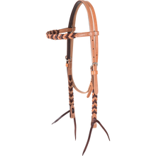 Load image into Gallery viewer, Martin Browband Headstall with Blood Knots
