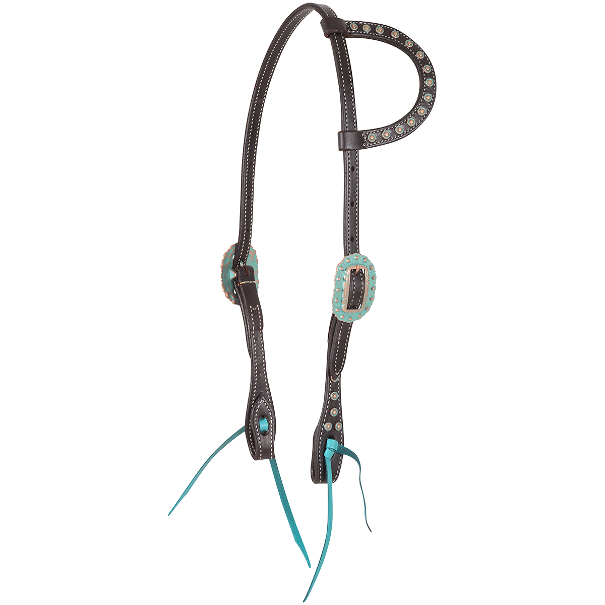 Martin Turquoise Accented Slip Ear Headstall