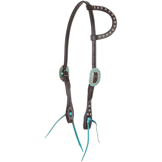 Martin Turquoise Accented Slip Ear Headstall