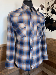 Wrangler Men's Lightweight Sport Flannel Western Shirt