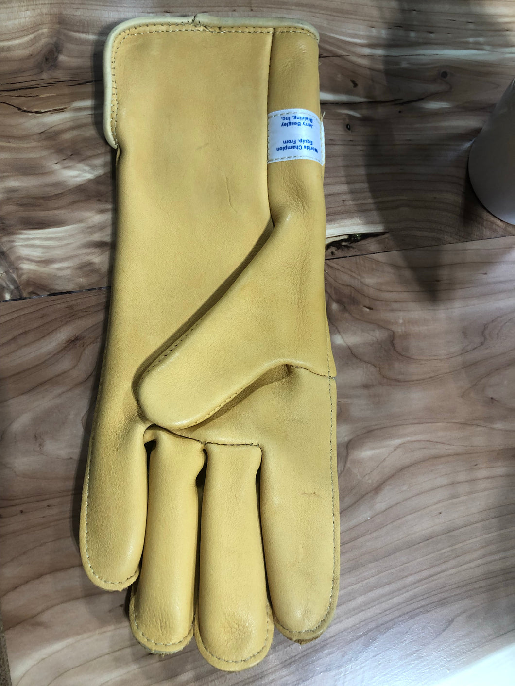 Jerry Beagley Steer Hide Bareback Glove