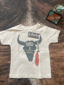 J.Forks Girl's Toddler Hard To Handle T-Shirt