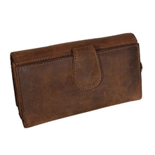 Load image into Gallery viewer, STS Baroness Distressed Leather Trifold Wallet

