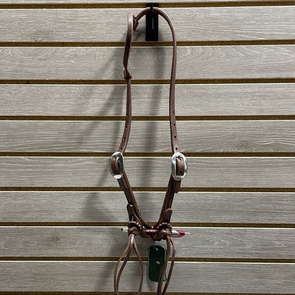 Berlin One Ear Headstall with Rattlesnake Ends - Silver Buckle