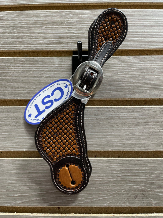 CST X Stamped Spur Straps