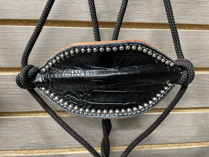 San Saba Rope Halter with Gator Bronc Nose