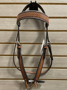 CST Browband Headstall - X Stamped