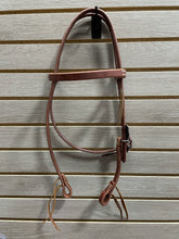 Load image into Gallery viewer, Cowperson Tack Browband Headstall - &quot;Grandpa&quot; Buckle
