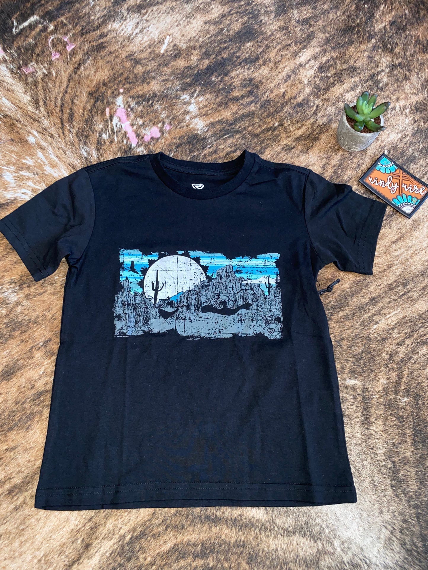 Dale Brisby Boy's Blue Desert T-Shirt