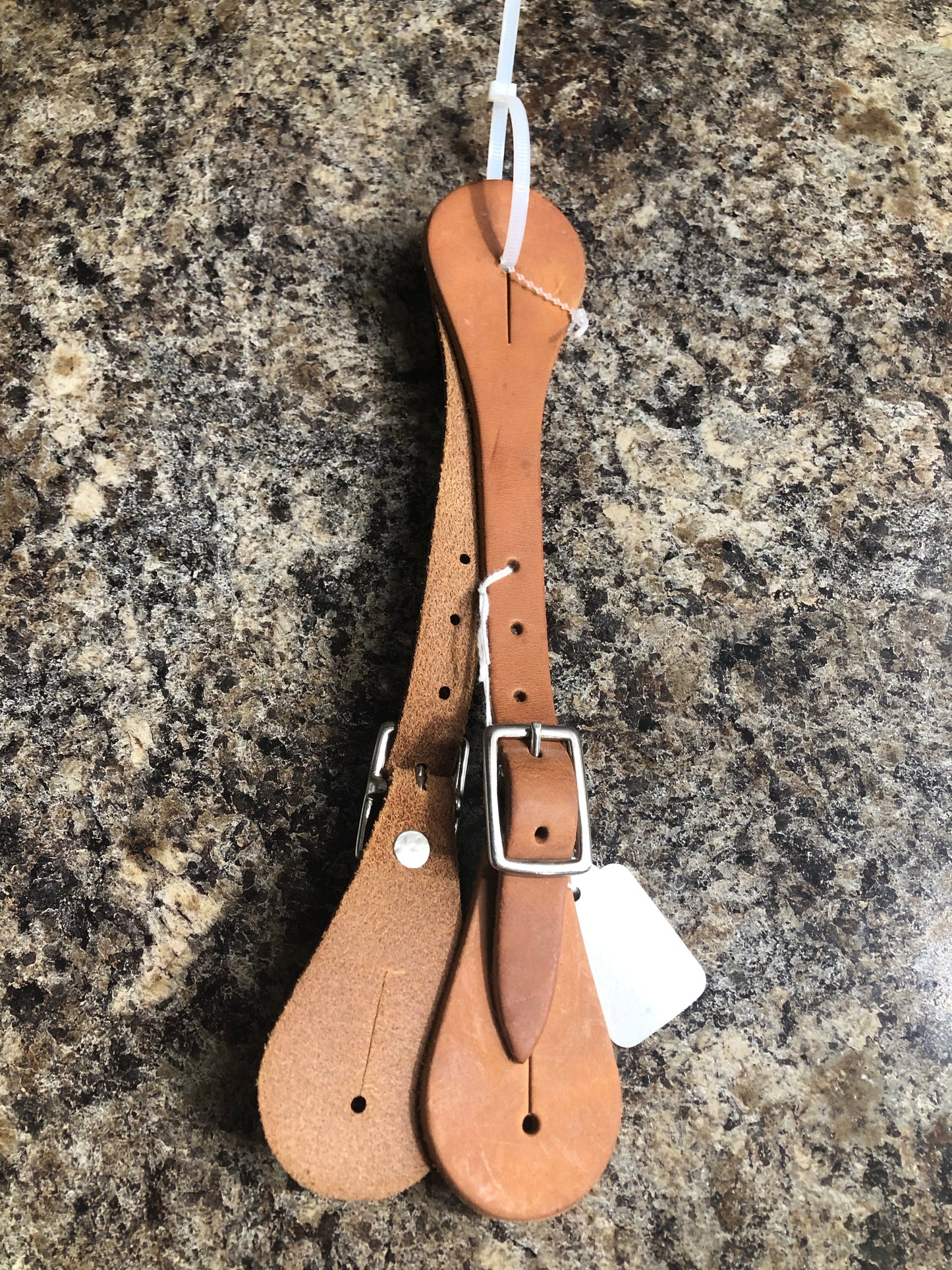 Adult Spur Straps - Narrow Plain Leather