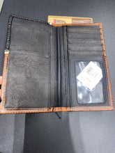 Load image into Gallery viewer, Justin Corner Rawhide Rodeo Wallet
