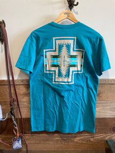 Pendleton Men's Harding Graphic Teal T-Shirt