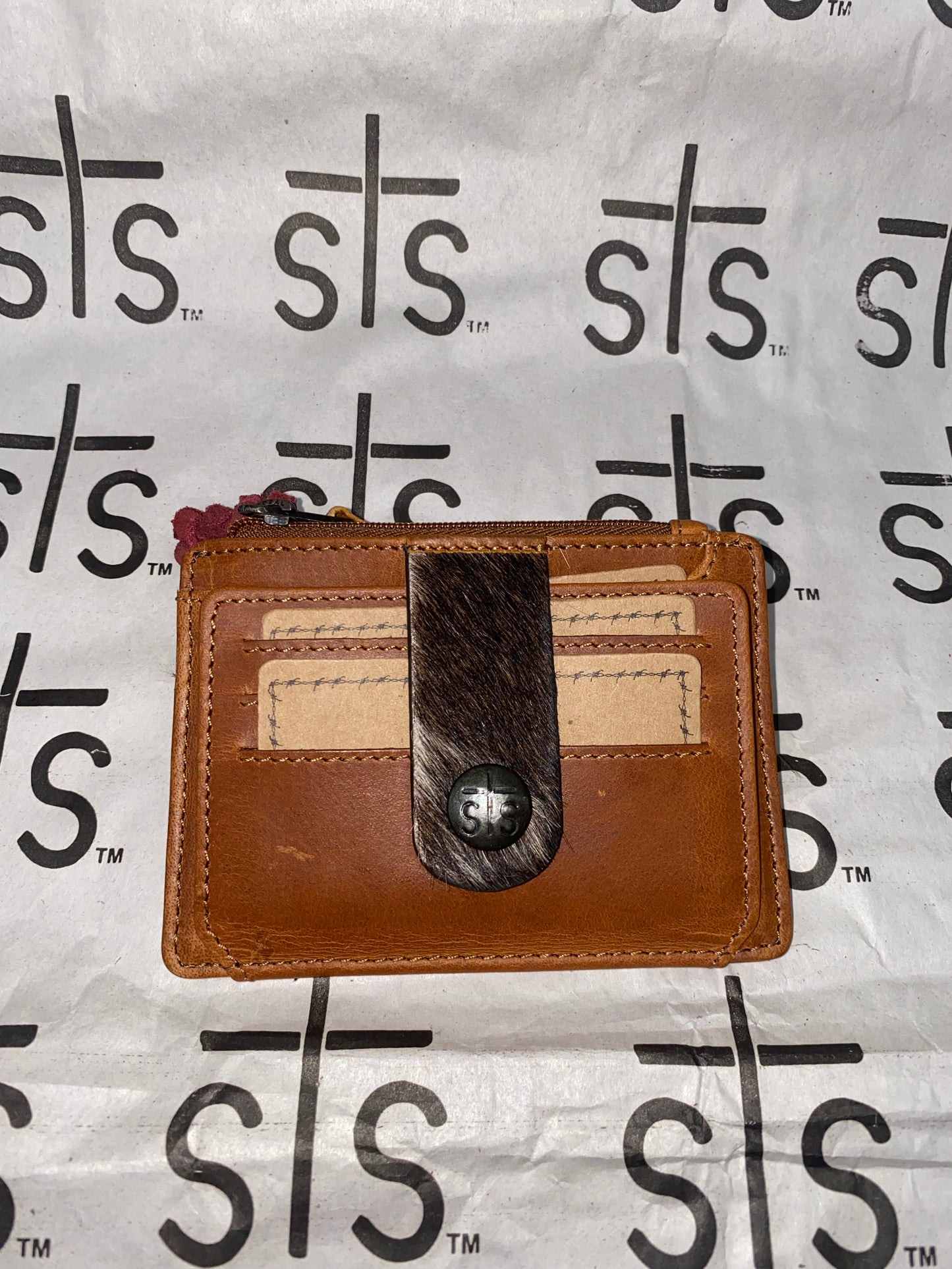 STS Basic Bliss Brown Cowhide Lexi Wallet