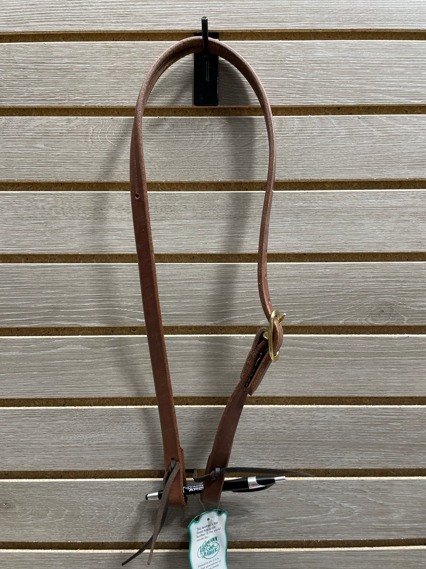 Berlin 3/4" Single Adjustable Slit Ear Headstall