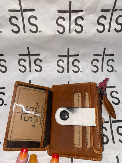 STS Basic Bliss Brown Cowhide Lexi Wallet