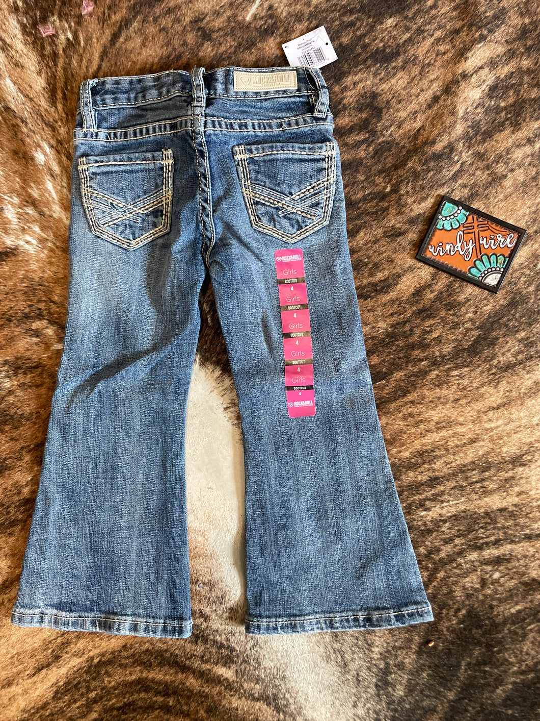 Rock & Roll Girl's Medium Wash Bootcut Jean