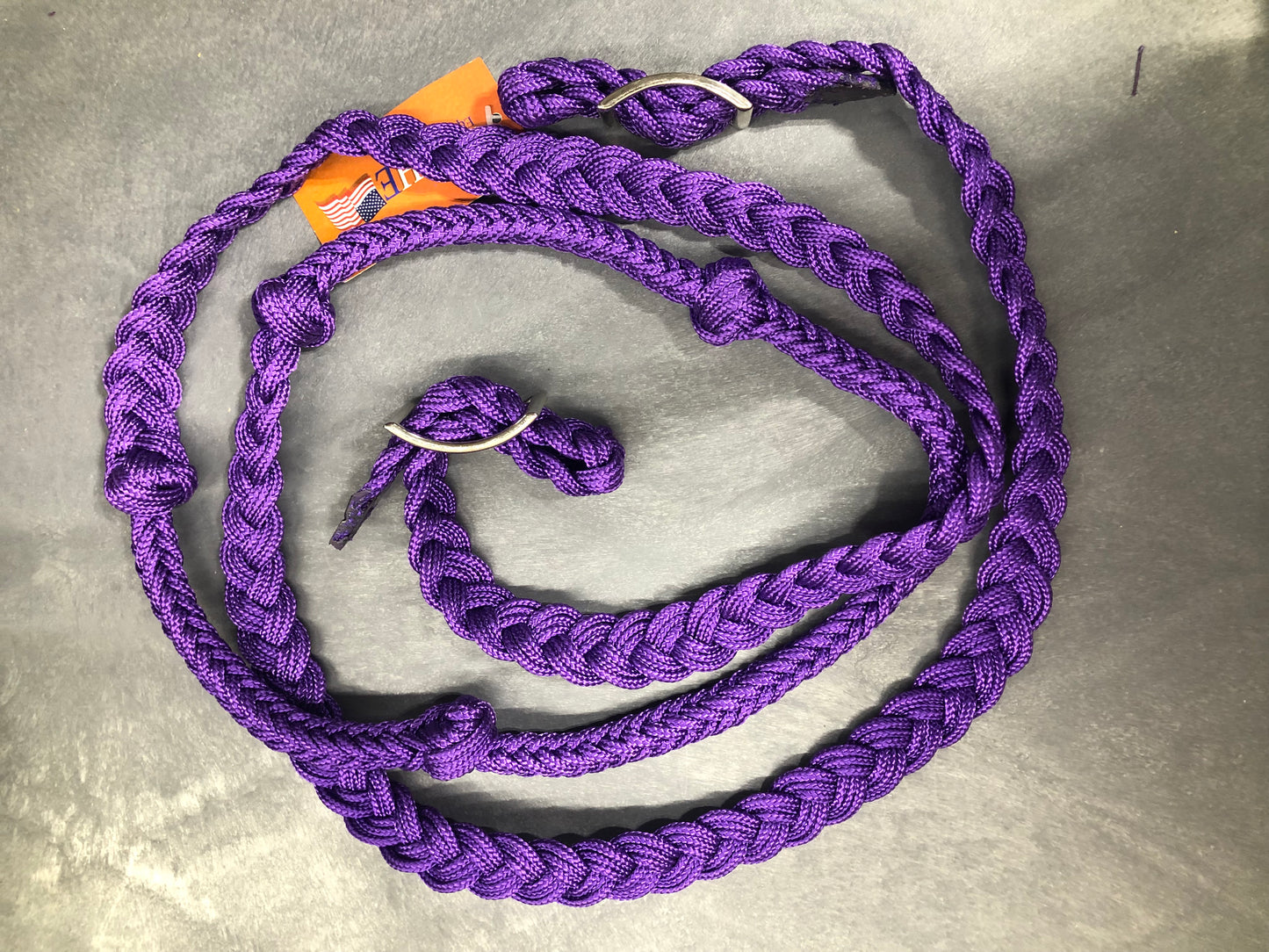 Braided Poly Barrel Rein