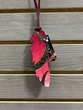 Load image into Gallery viewer, Rafter T Feather Saddle Charm
