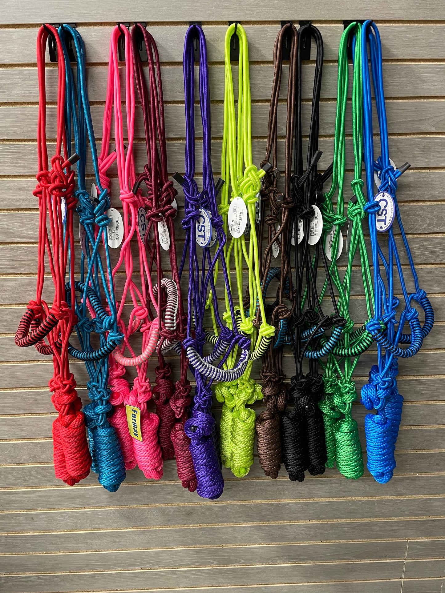 CST Braided Wrapped Nose Rope Halter & Lead