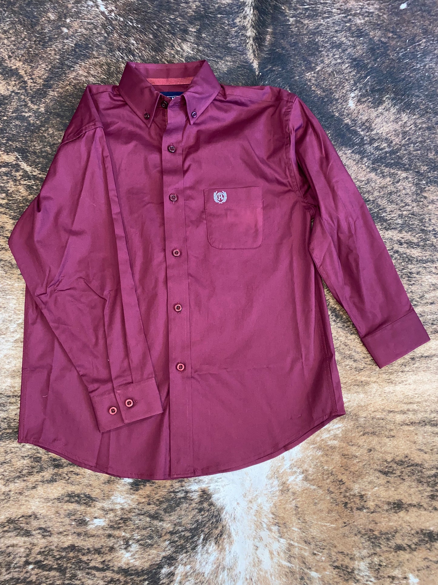 Panhandle Boy's Solid Color Western Shirt