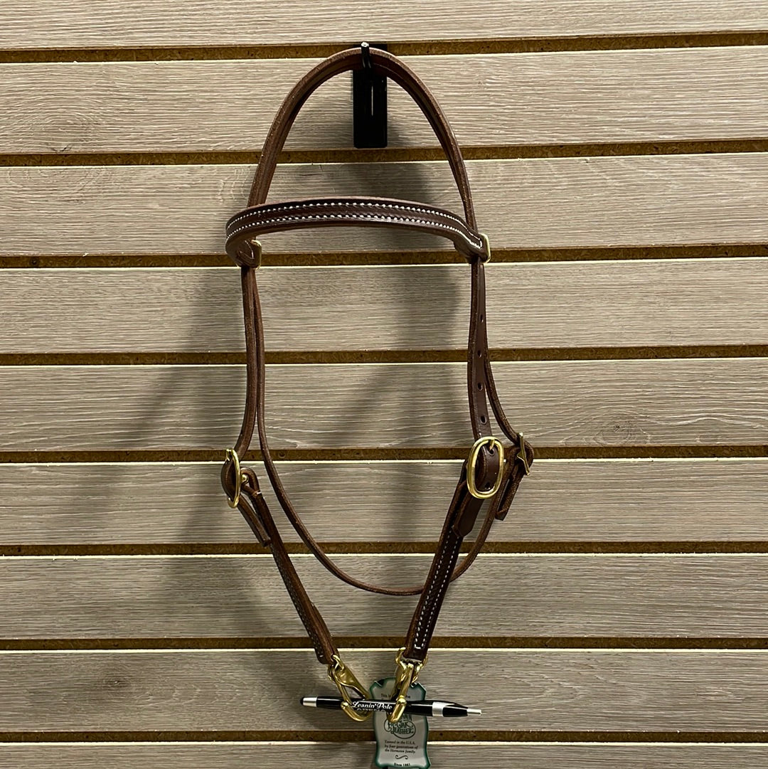 Berlin Straight Browband Headstall with Snaps