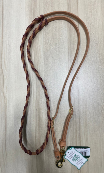 Berlin Laced Barrel Reins - 5/8"