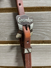 Load image into Gallery viewer, Cowperson Tack Browband Headstall - &quot;Grandpa&quot; Buckle
