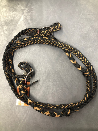 Braided Poly Barrel Rein