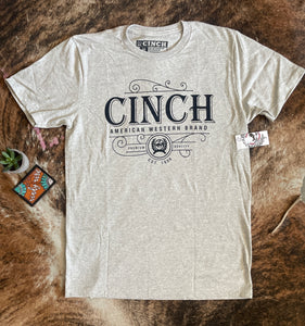 Cinch Men's Gray American Western BrandT-Shirt