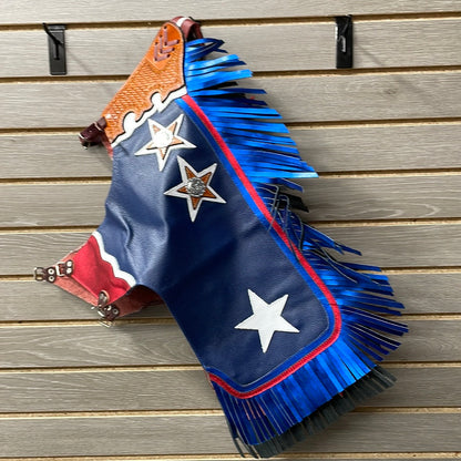 Jerry Beagley Child Rodeo Chaps/Chinks - Stars & Stripes