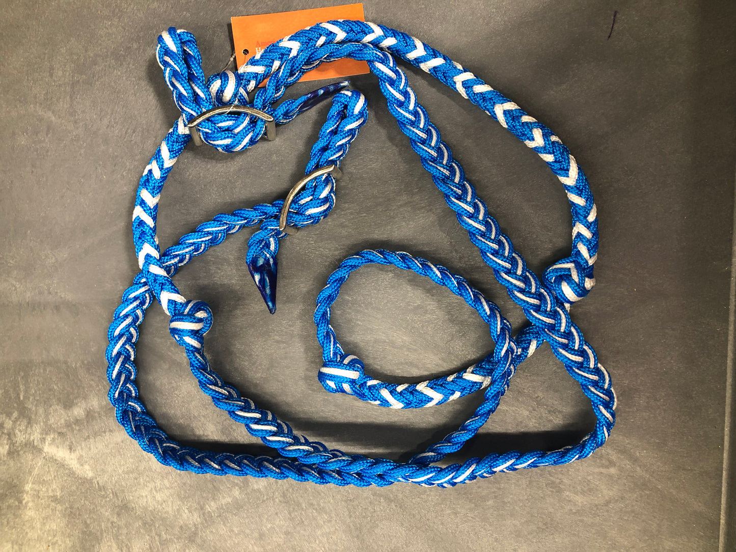 Braided Poly Barrel Rein