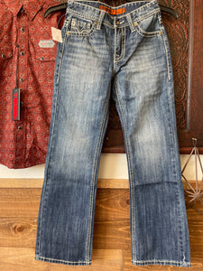 Rock & Roll Boy's Two Tone Rope Stitch Jean