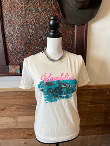 Rock & Roll Women's Ecru Rambler T-Shirt