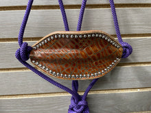 Load image into Gallery viewer, San Saba Rope Halter with Gator Bronc Nose
