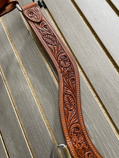 Leanin' Pole 2" Trippin' Collar - Chestnut Floral