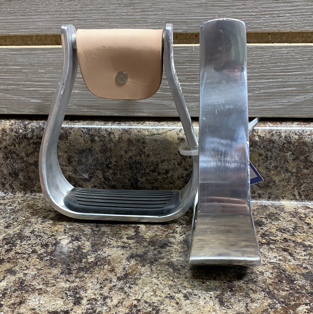 AHE Plain Aluminum Stirrups - Various Sizes