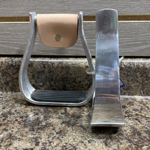 Load image into Gallery viewer, AHE Plain Aluminum Stirrups - Various Sizes
