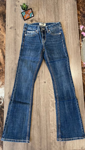 Rock & Roll Girl's Embellished Pocket Bootcut Jeans