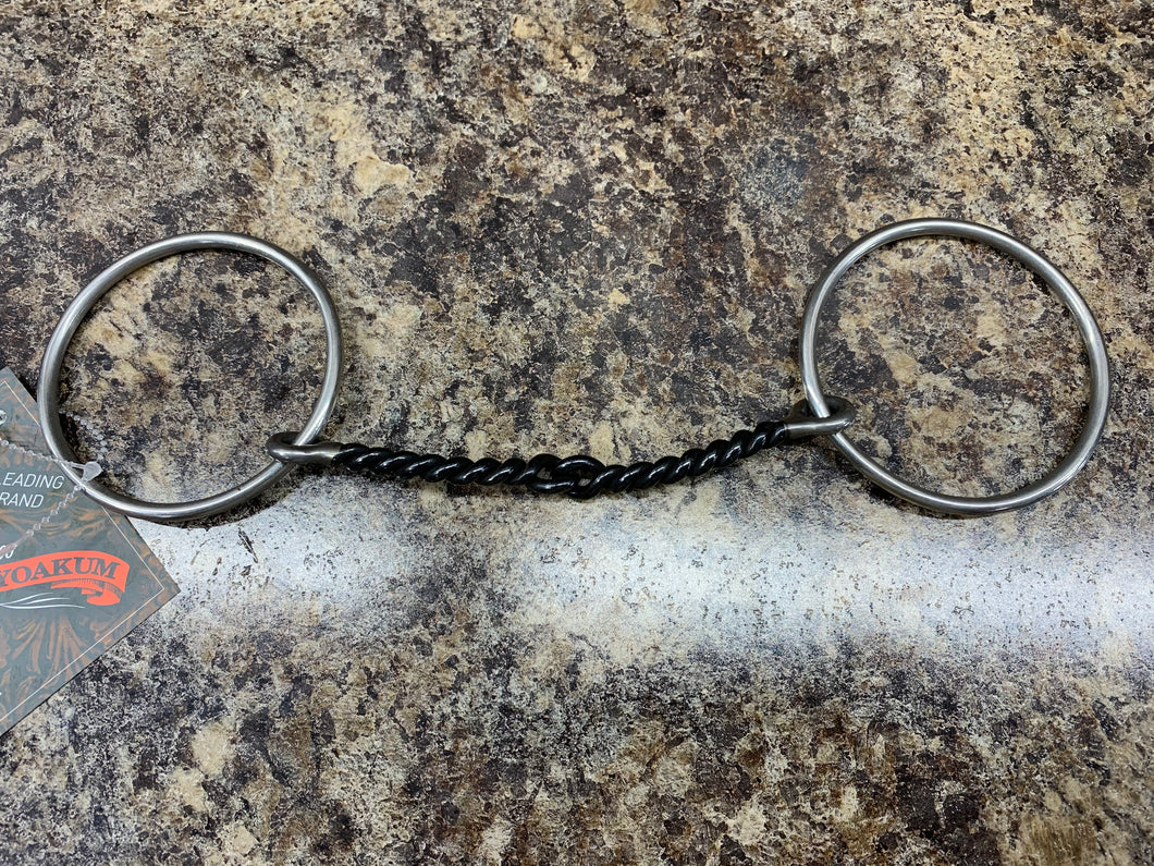 105 Reinsman Light Loose Ring Twisted Wire Bit - Sweet Iron